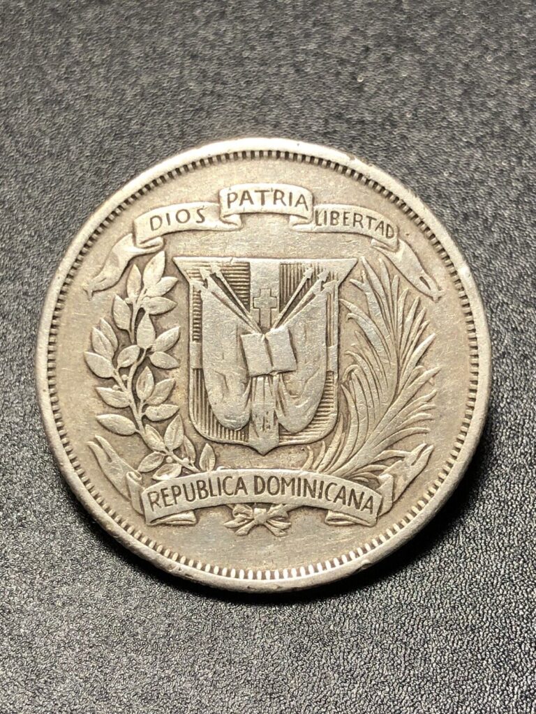 Read more about the article 1960 Dominican Republic 1/2 Peso Silver Coin – Low Mintage – See Description