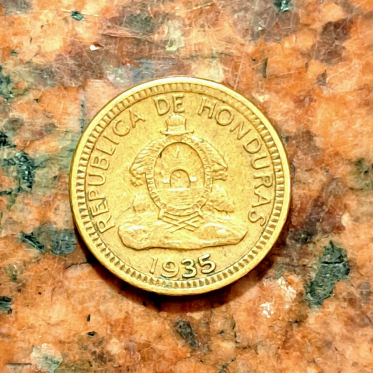 Read more about the article 1935 HONDURAS 1 CENTAVO COIN – 15MM – #B6233