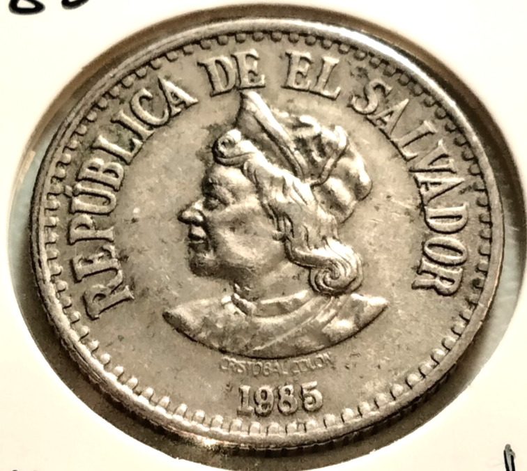 Read more about the article 1985  El Salvador  1  Colon  Coin – KM#153 – Combined shipping  (IN#14723)