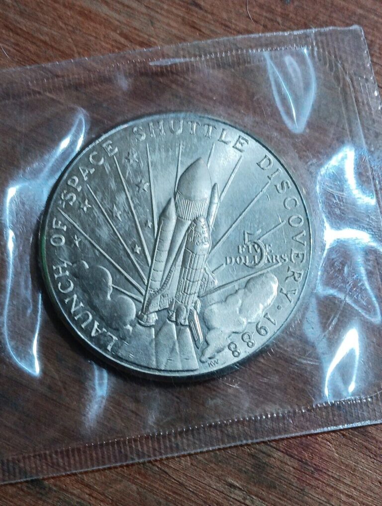 Read more about the article 1988 MARSHALL ISLANDS COMMEMRATIVE $5 COIN SPACE SHUTTLE DISCOVERY (SEALED)