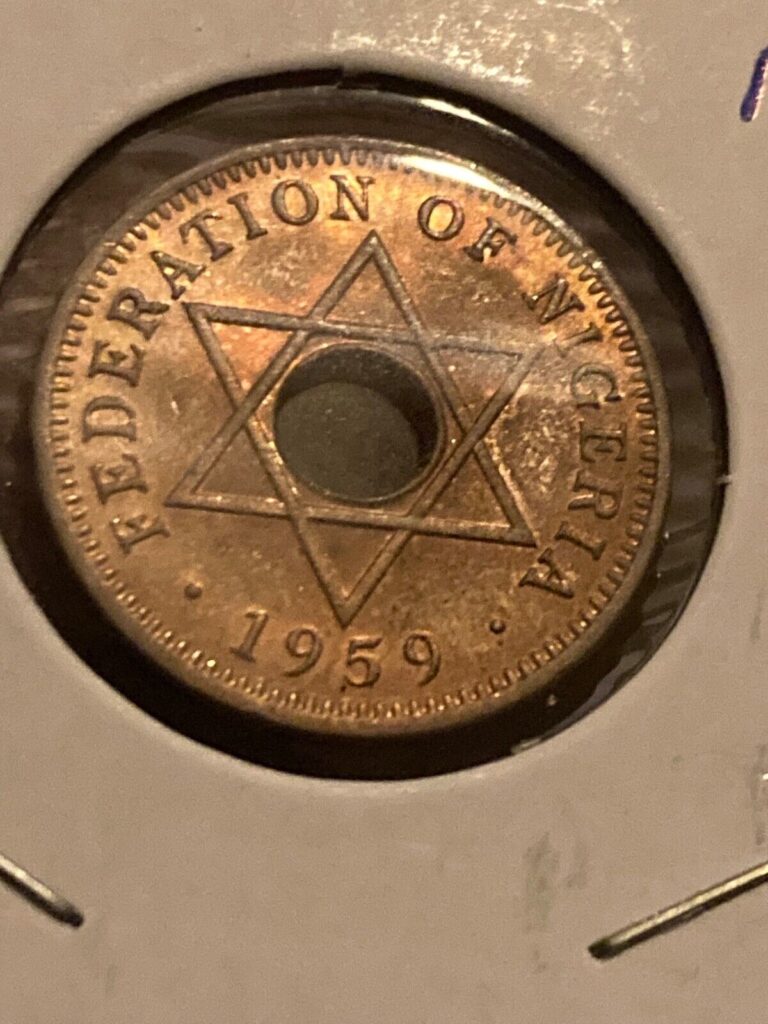 Read more about the article Nigeria 1959 1/2 Penny UNC World Coin