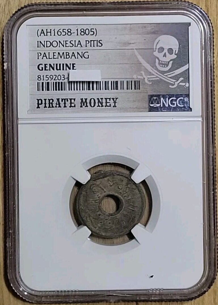 Read more about the article 1658-1805 Indonesia Pitis Palembang Genuine Pirate Money -Treasure NGC Certified