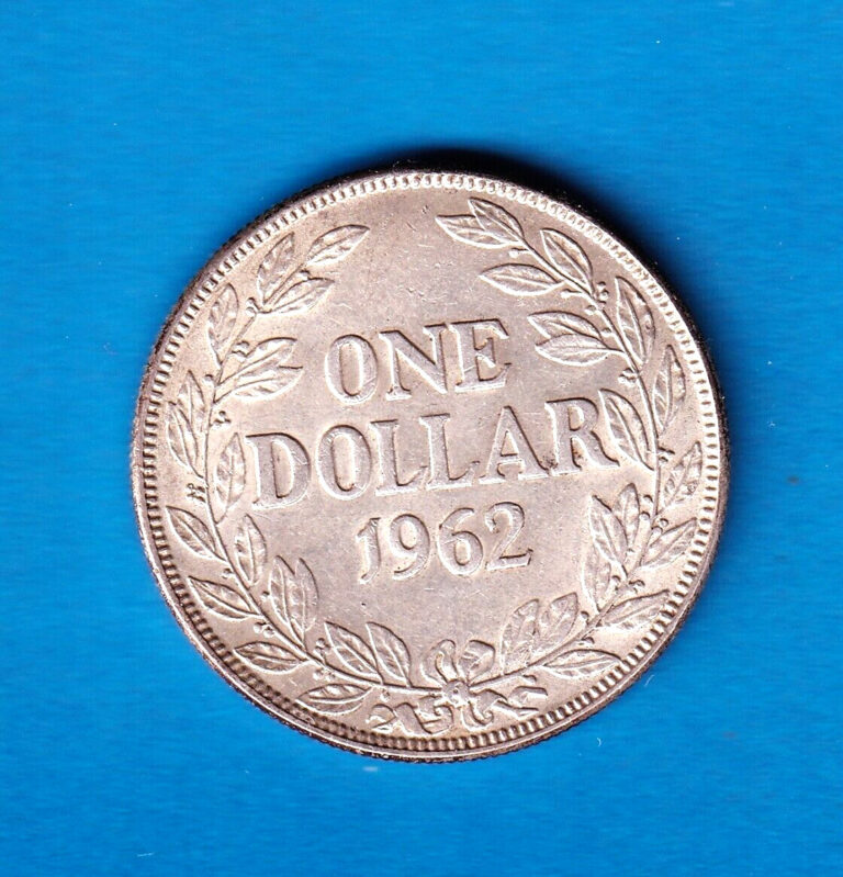 Read more about the article 1962 Liberia 1 Dollar (KM-18) .6001 ASW Silver!!!