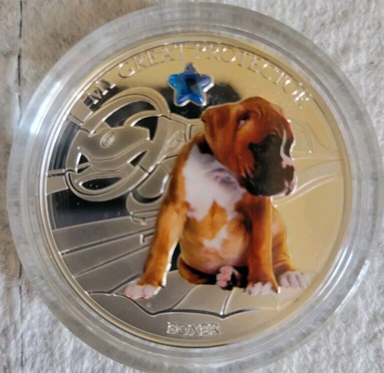 Read more about the article Boxer 2013 Fiji My Great Protector 1 oz 999 Fine Silver Proof Colorized Coin