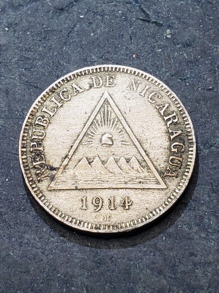 Read more about the article 1914 H Nicaragua 5 Centavos Coin