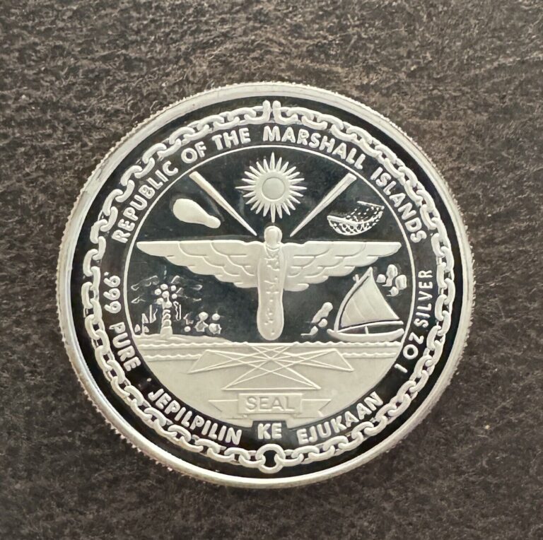 Read more about the article 1986 Marshall Islands $1 One Dollar Silver Coin