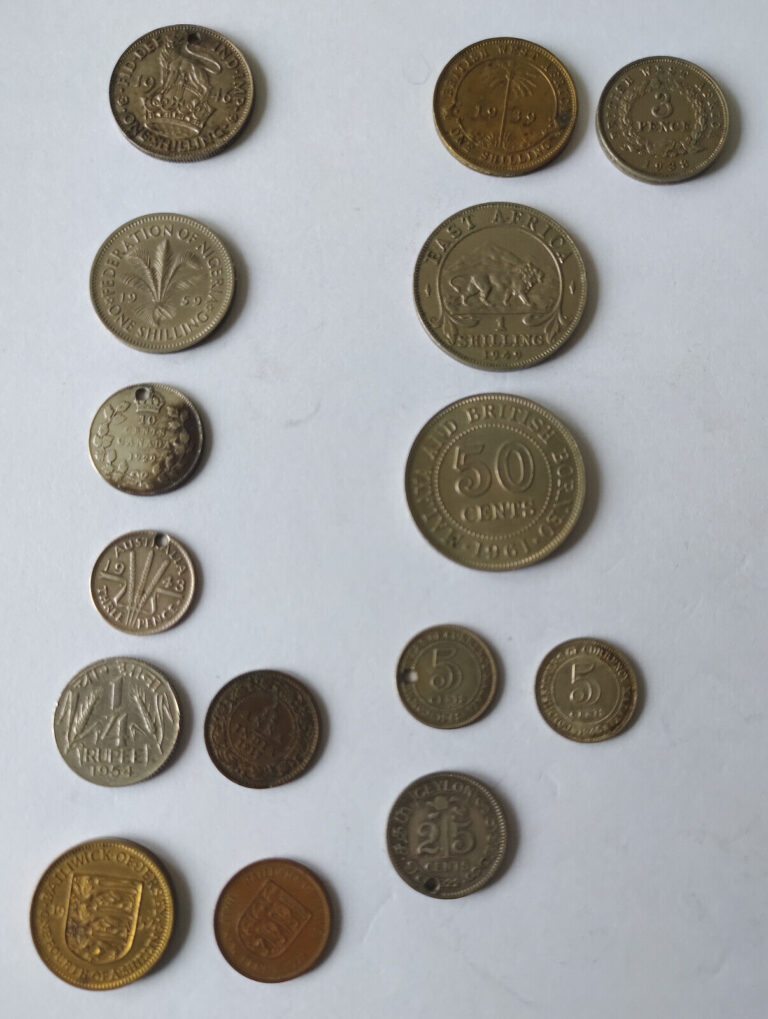 Read more about the article Job Lot British Colonial Coins East and West Africa Malaya Nigeria Canada India