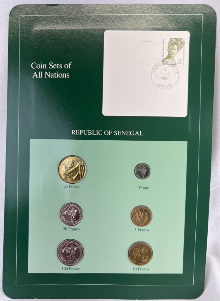 Read more about the article Coin Sets of All Nations Senegal UNC 1997-2000