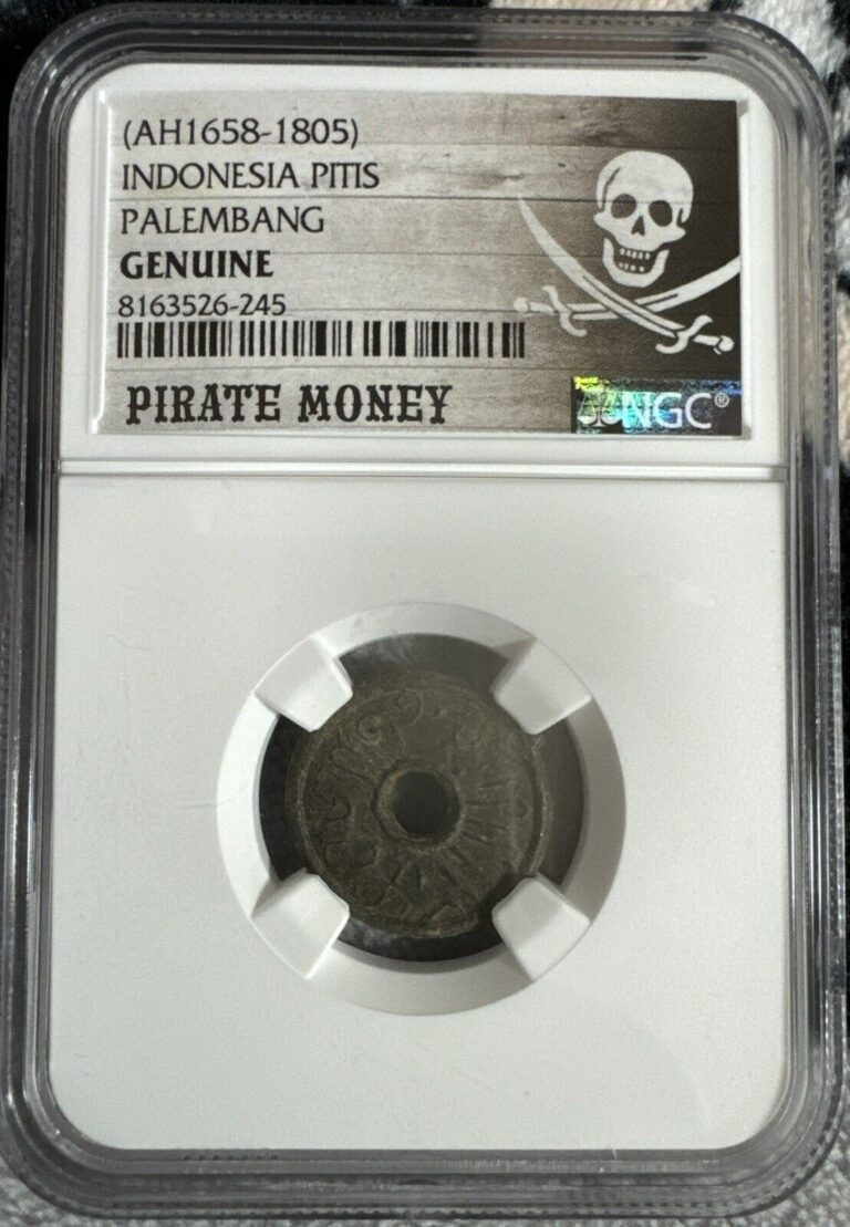 Read more about the article 1658-1805 Indonesia Pitis PIRATE MONEY Palembang NGC Genuine