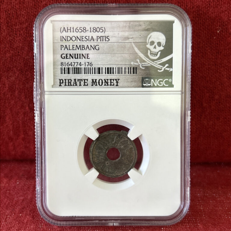 Read more about the article 🏴‍☠️Pirate Money – NGC – Indonesia (1658-1805) – Pitis Palembang – Genuine