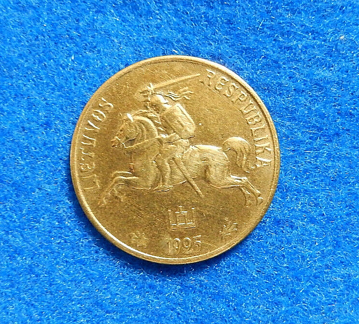 Read more about the article 1925 Lithuania 50 Centu Aluminum- Bronze Coin KM#75- BEAUTY!