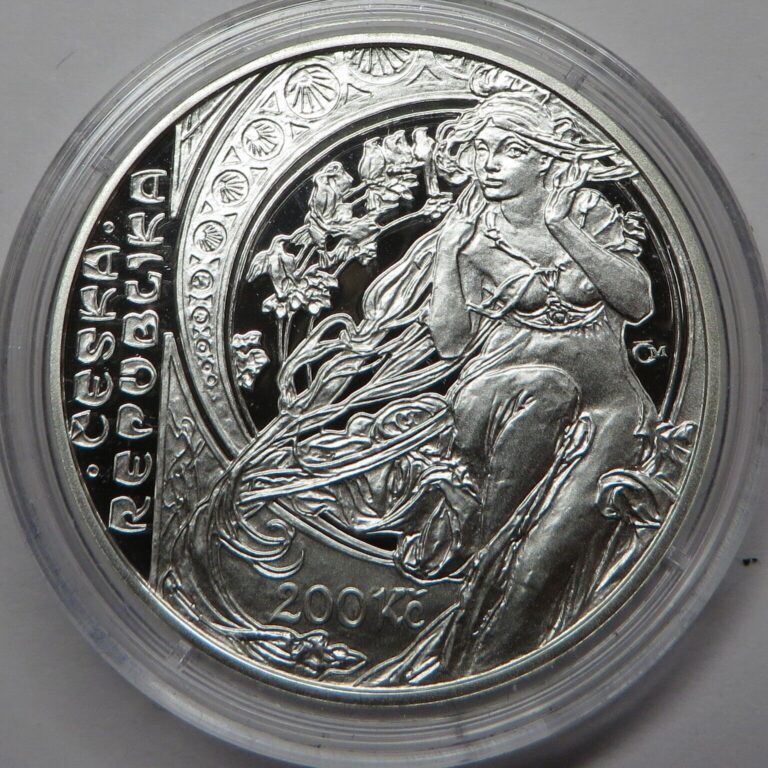 Read more about the article Czech Republic 200 Korun Silver 2010 Proof – (Alfons Mucha)