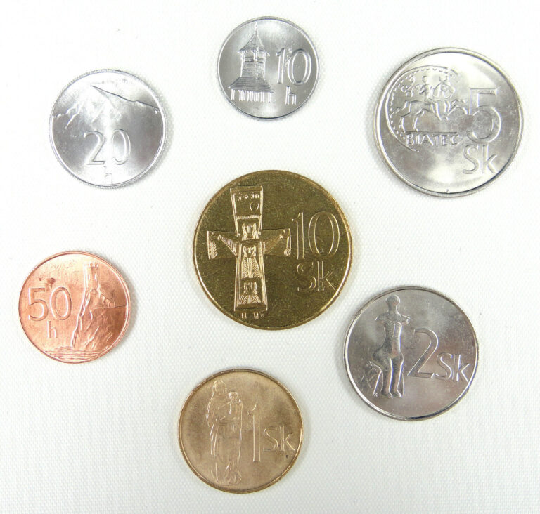 Read more about the article Slovakia Coins Set of 7 Pieces UNC