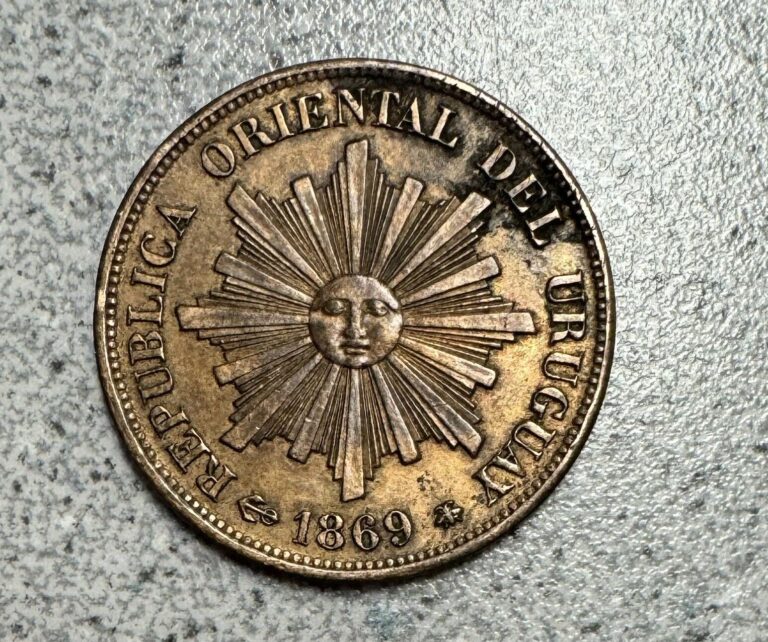 Read more about the article 1869 Uruguay 1 One Centesimo