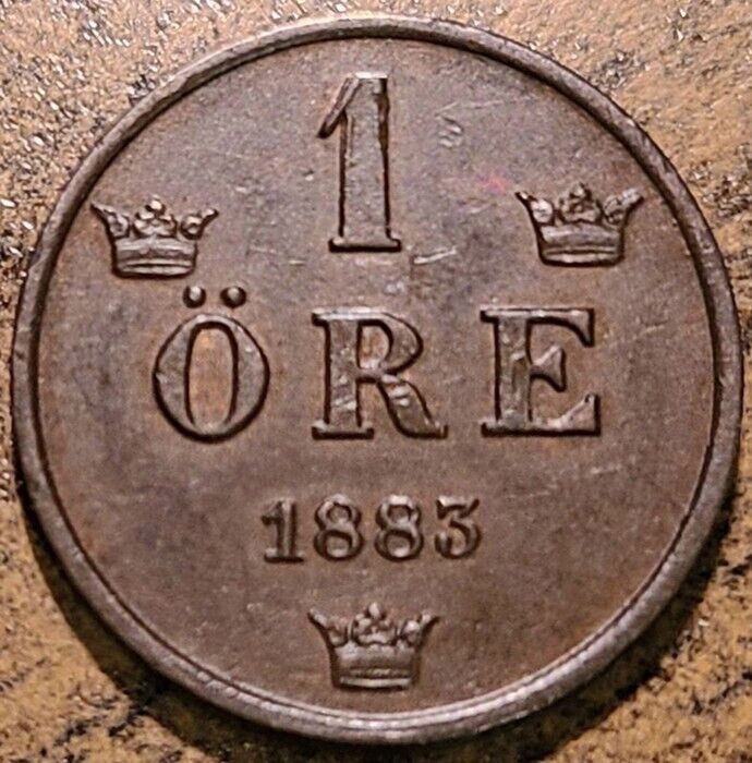 Read more about the article 1883 SWEDEN 1 ORE (HIGH GRADE!)