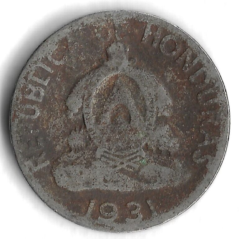 Read more about the article 1931 Honduras 5 Centavos World Coin – Mintage 5 000 000 – KM# 72