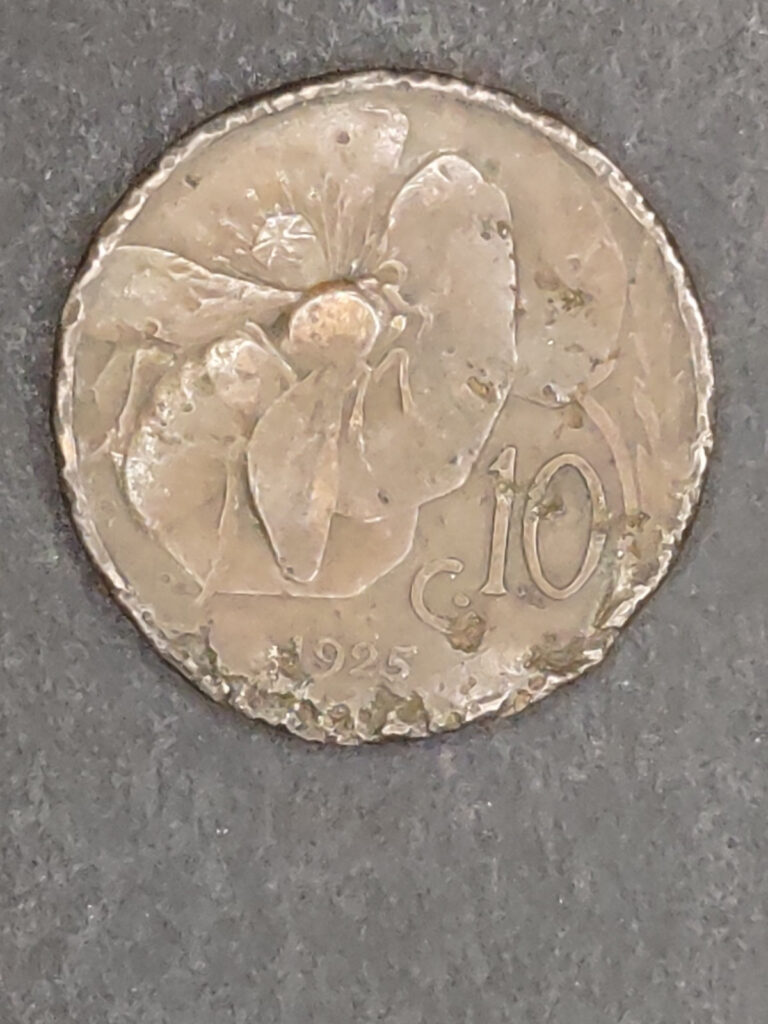 Read more about the article Italy 10 Centesimi coin 1925