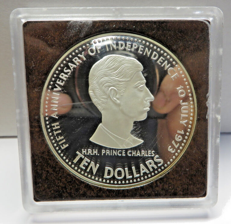 Read more about the article Bahamas 10 Dollars 1978(t) Silver KM#78.2 Proof