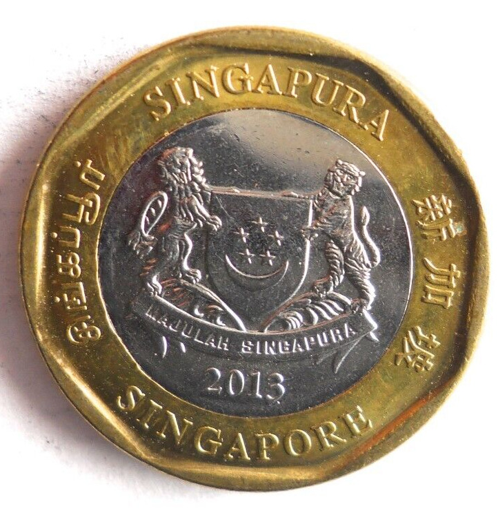 Read more about the article 2013 SINGAPORE DOLLAR – Uncommon High Quality Coin – FREE SHIP – Bin #1000