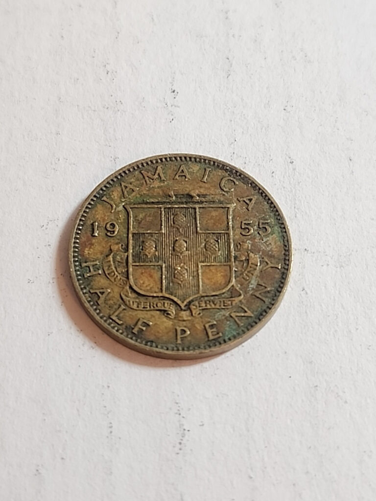 Read more about the article Jamaica 1/2 Penny 1955 Coin – Lot BT380