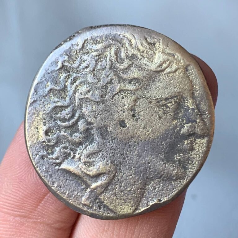 Read more about the article ALEXANDER THE GREAT DRACHM ANCIENT GREEK SILVER COIN ZEUS 300BC