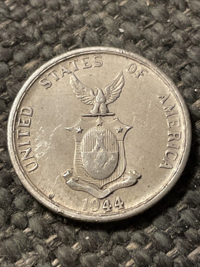 Read more about the article 1944 S PHILIPPINES SILVER 50 CENTAVOS Coin.