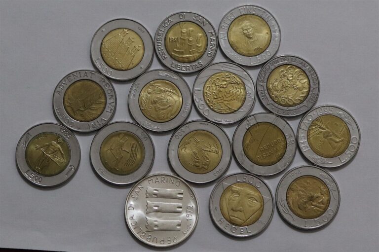 Read more about the article 🧭 🇸🇲 SAN MARINO 500 LIRE SUPER COLLECTION WITH SILVER B66 #588 ZV13