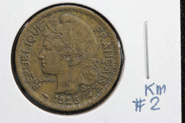 Read more about the article 1925-(A) Togo 1 Franc KM# 2 38D0