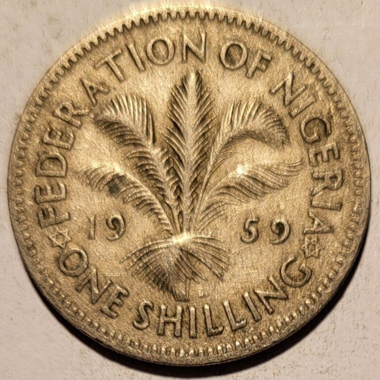 Read more about the article 1959 Nigeria  1 Shilling   coin   N4