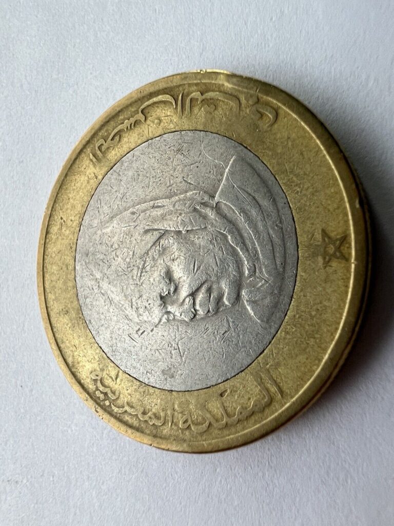 Read more about the article 1995 Morocco 10 Dirhams Coin Circulated