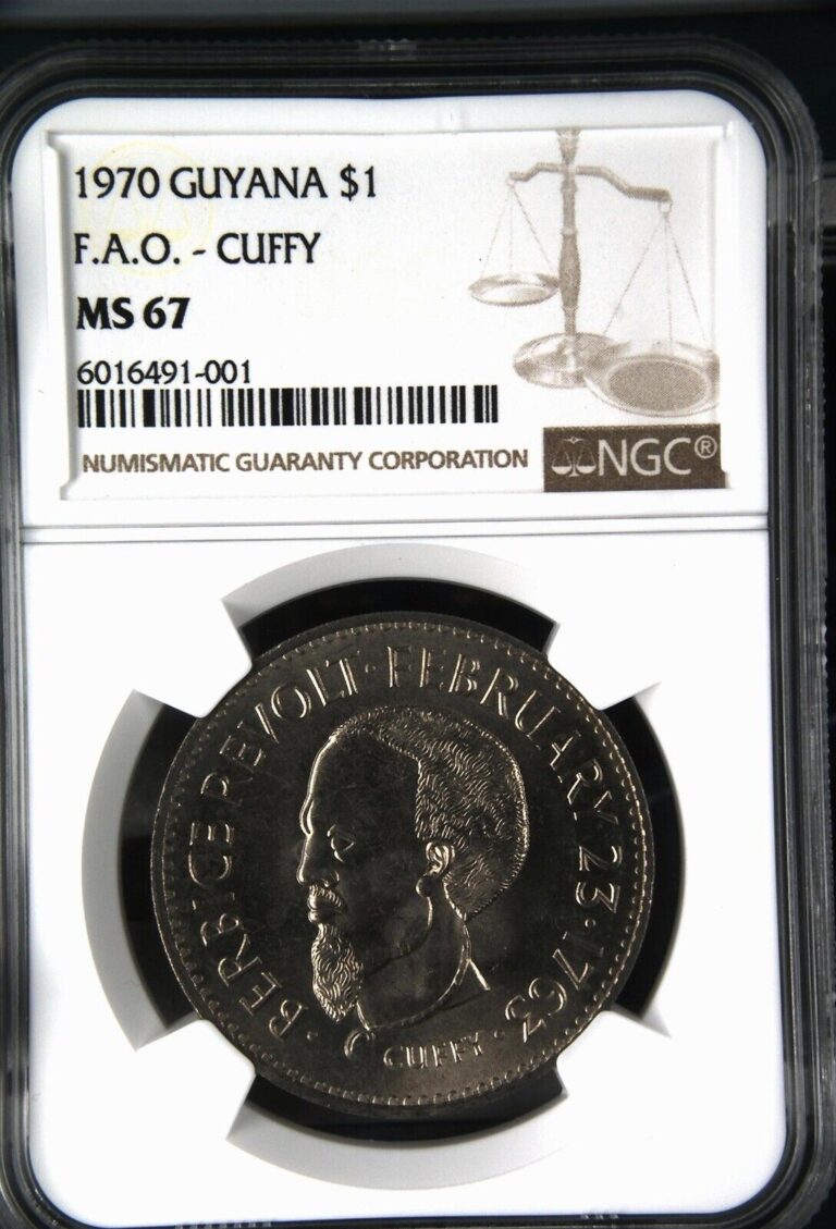 Read more about the article Gem Uncirculated Coin Food Agriculture Organization Cuffy Berbice Revolt