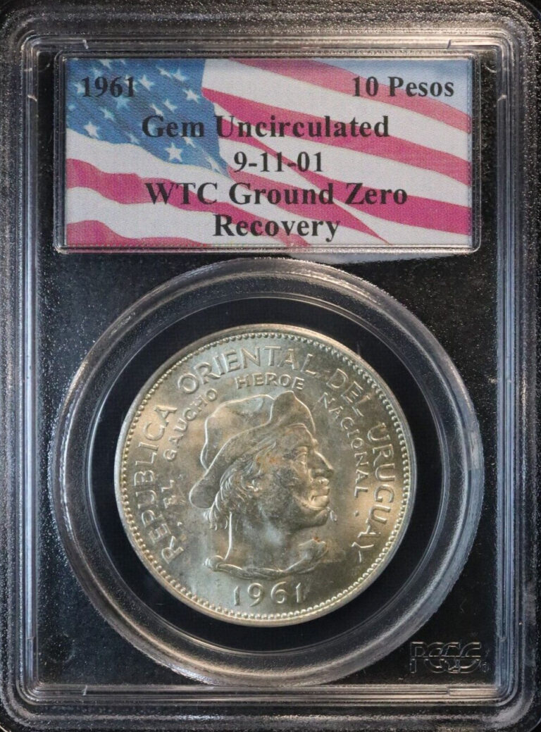 Read more about the article 1961 Uruguay 10 Pesos WTC Ground Zero Recovery Gem Uncirculated