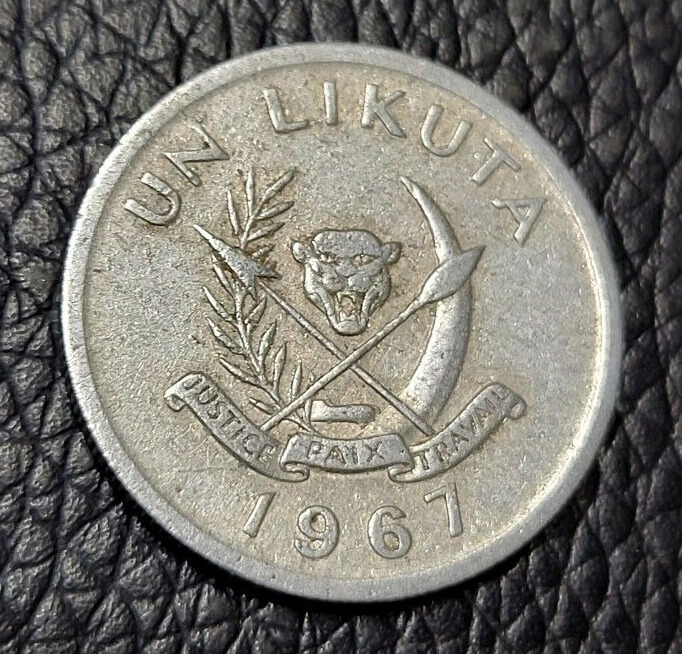 Read more about the article 1967 Democratic Republic of the Congo 1 Likuta Coin
