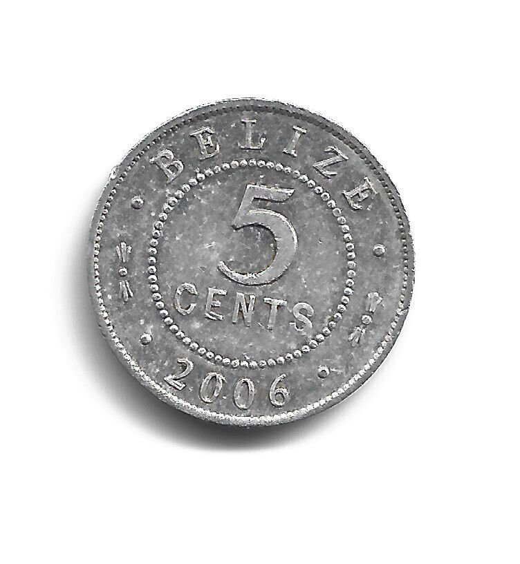 Read more about the article World Coins – Belize 5 Cents 2006 Coin KM# 34a