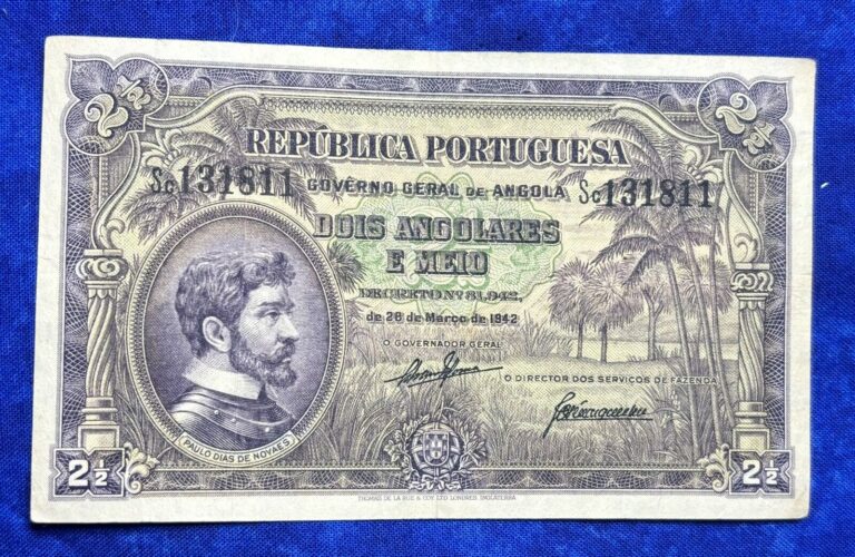 Read more about the article 1942 Angola 2 1/2 Angolares