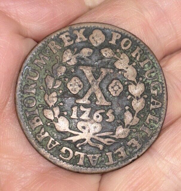 Read more about the article 1765 Portugal 10 Reis – Jose I – copper