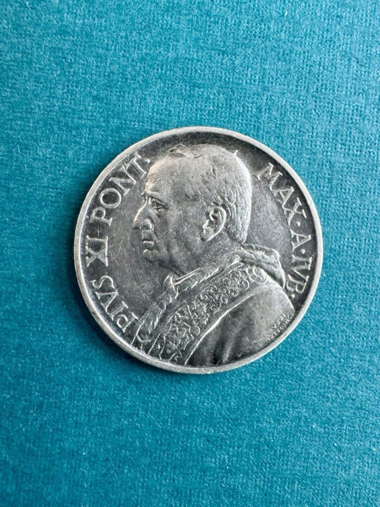 Read more about the article 1933-1934 Vatican City 5 Lire Italy | Pius XI | Scarce Silver Coin | XF