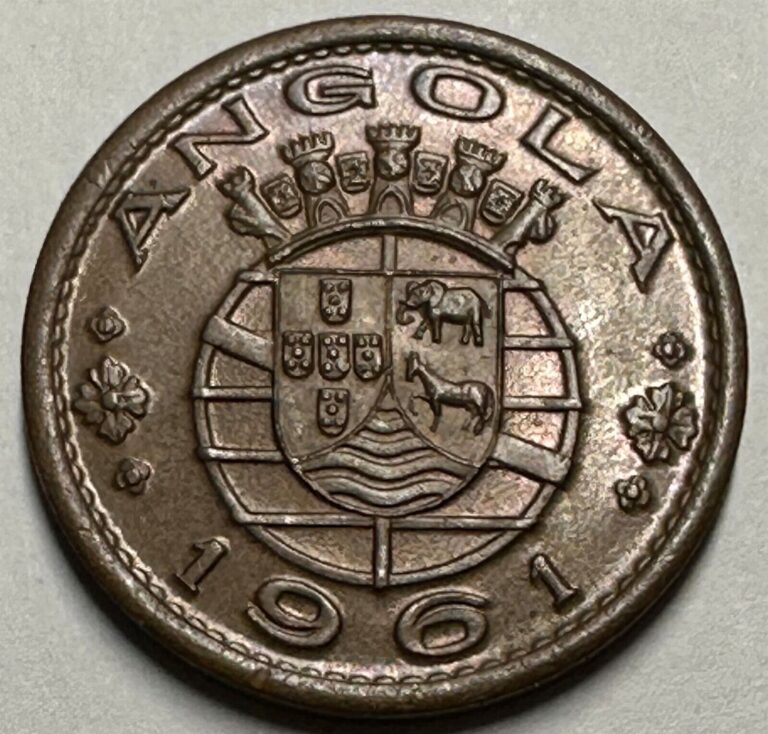Read more about the article Angola – 1961 50c KM#75 in BN UNC Spots