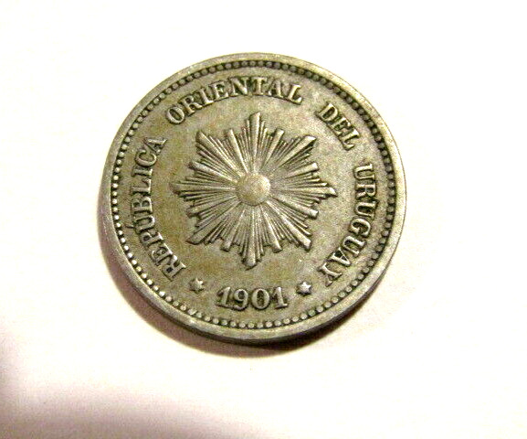 Read more about the article Uruguay 1901 2 Centesimos Coin