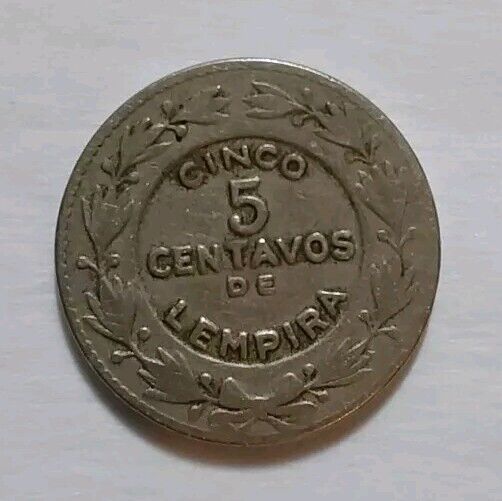 Read more about the article Honduras 5 Centavos 1949 Copper Nickel Coin -Fine Details Grey Patina KM#72.1