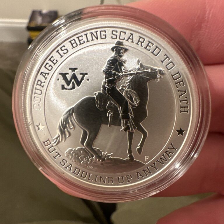 Read more about the article 2021 Tuvalu John Wayne 1oz  Silver Coin. Must See
