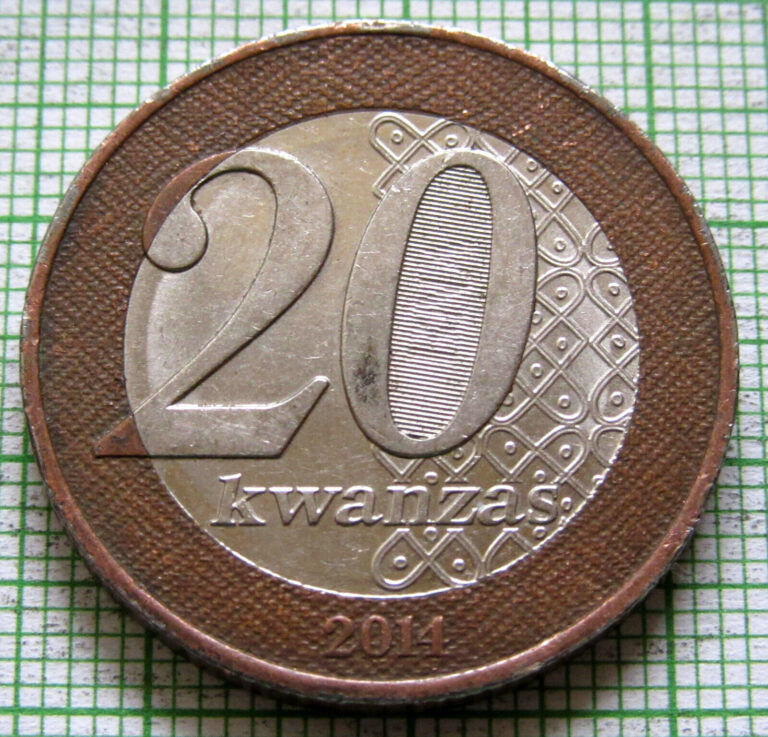 Read more about the article ANGOLA 2014 20 KWANZAS  Queen Njinga A Mbande BI-METALLIC km# 111