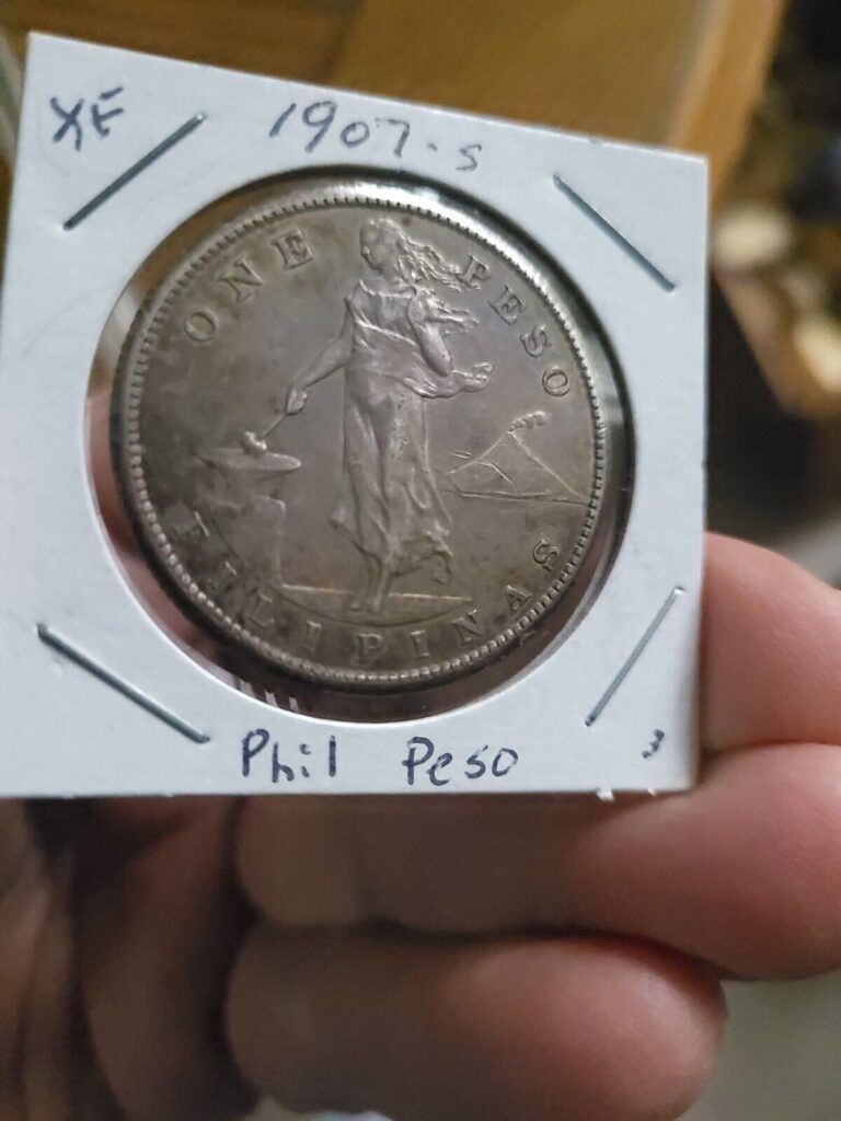 Read more about the article PHILIPPINES SILVER PESO 1907 S – Natural Original Not Cleaned