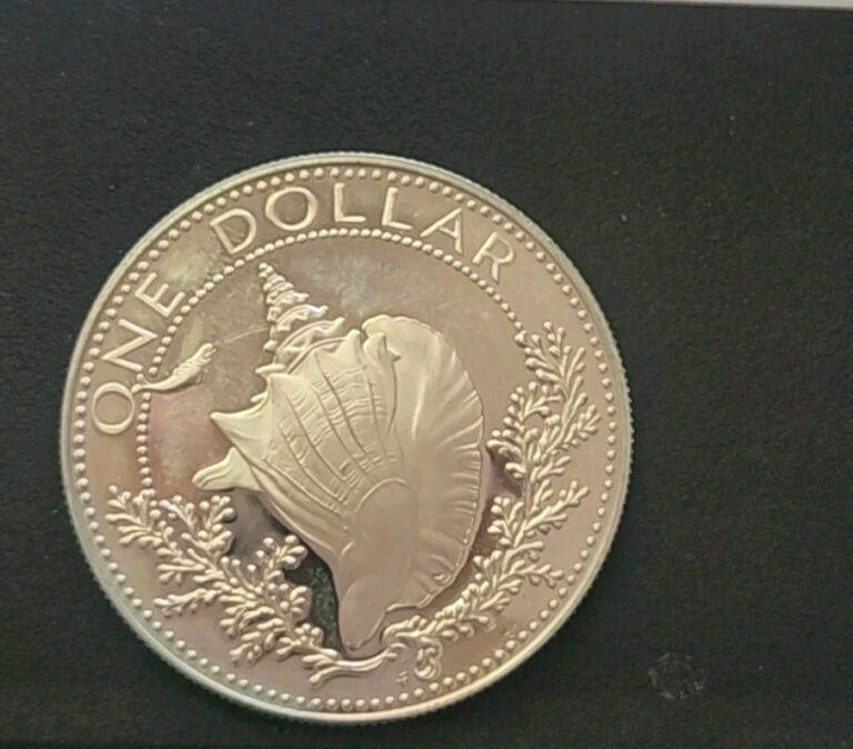 Read more about the article Bahamas 1 dollar  1974 PROOF ~ Silver Coin