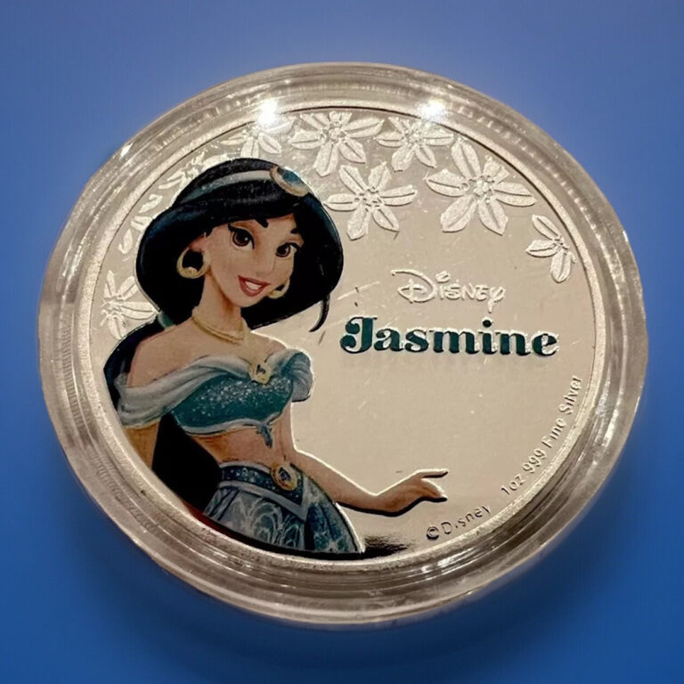 Read more about the article JASMINE DISNEY PRINCESS 1oz silver plated coin NEW ZEALAND 2020–FREE SHIPPING—-