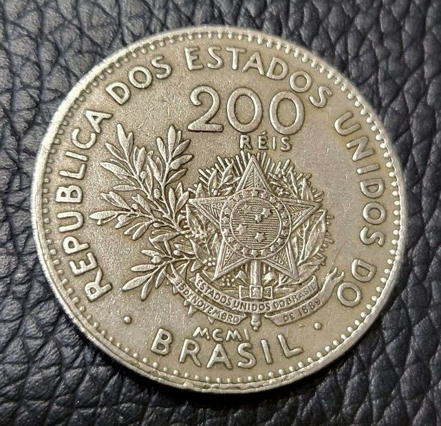 Read more about the article 1901 Brazil 200 Réis Coin