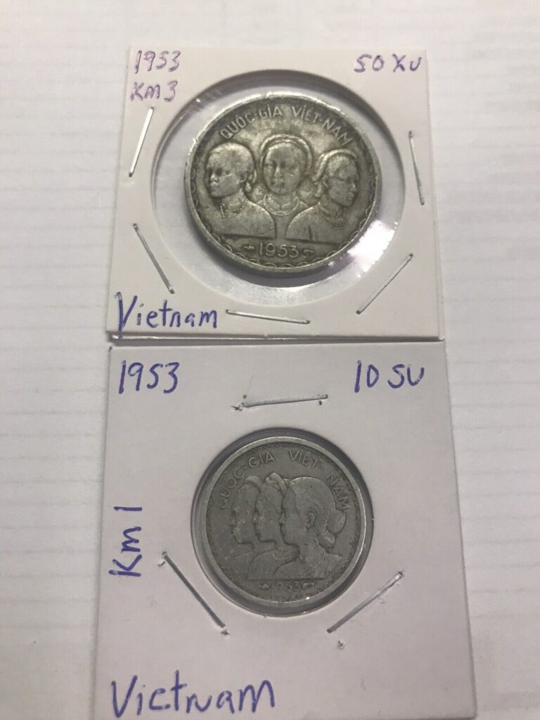 Read more about the article Two 1953 Vietnam Coins 10 SU and 50 XU