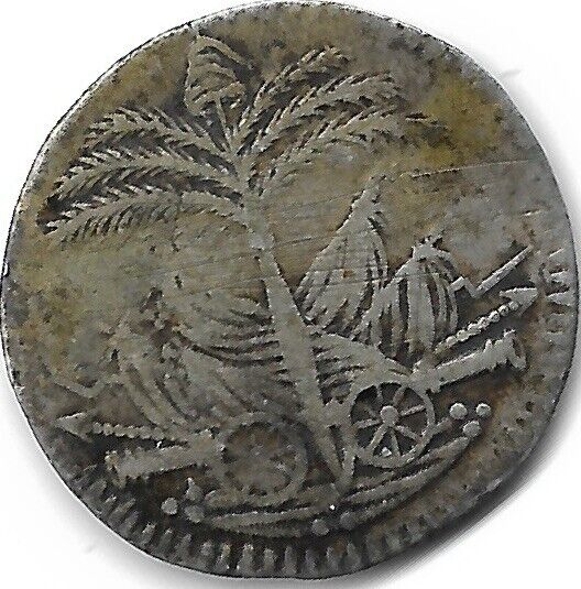 Read more about the article Republic of Haiti 1814 (An 10) Twenty Five Centime