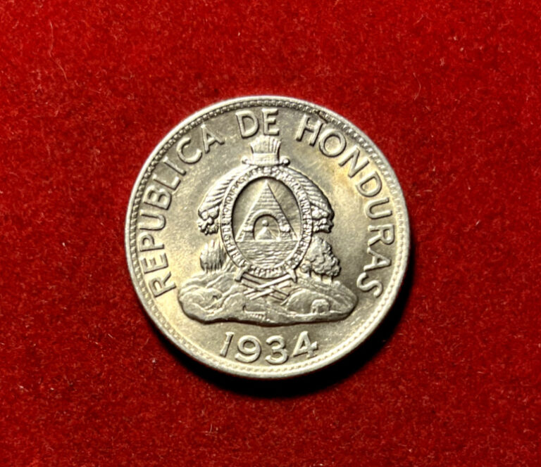 Read more about the article Honduras 1934 Lempira Silver Coin KM#75 600K Mintage T3959