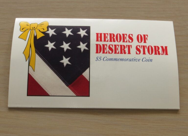 Read more about the article Republic of the Marshall Island 4#2 Heroes of Desert Storm $5 Commemorative Coin